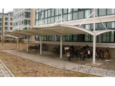 河北某小區自行車(chē)膜結構車(chē)棚