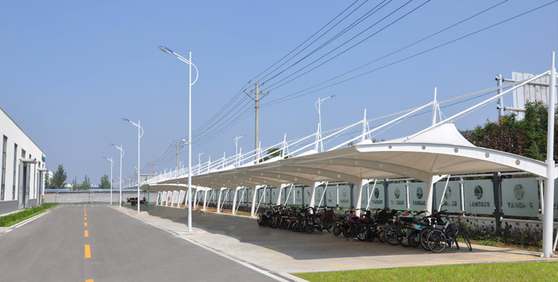 河北膜結(jié)構(gòu)車棚_停車場膜結(jié)構(gòu)車棚展示